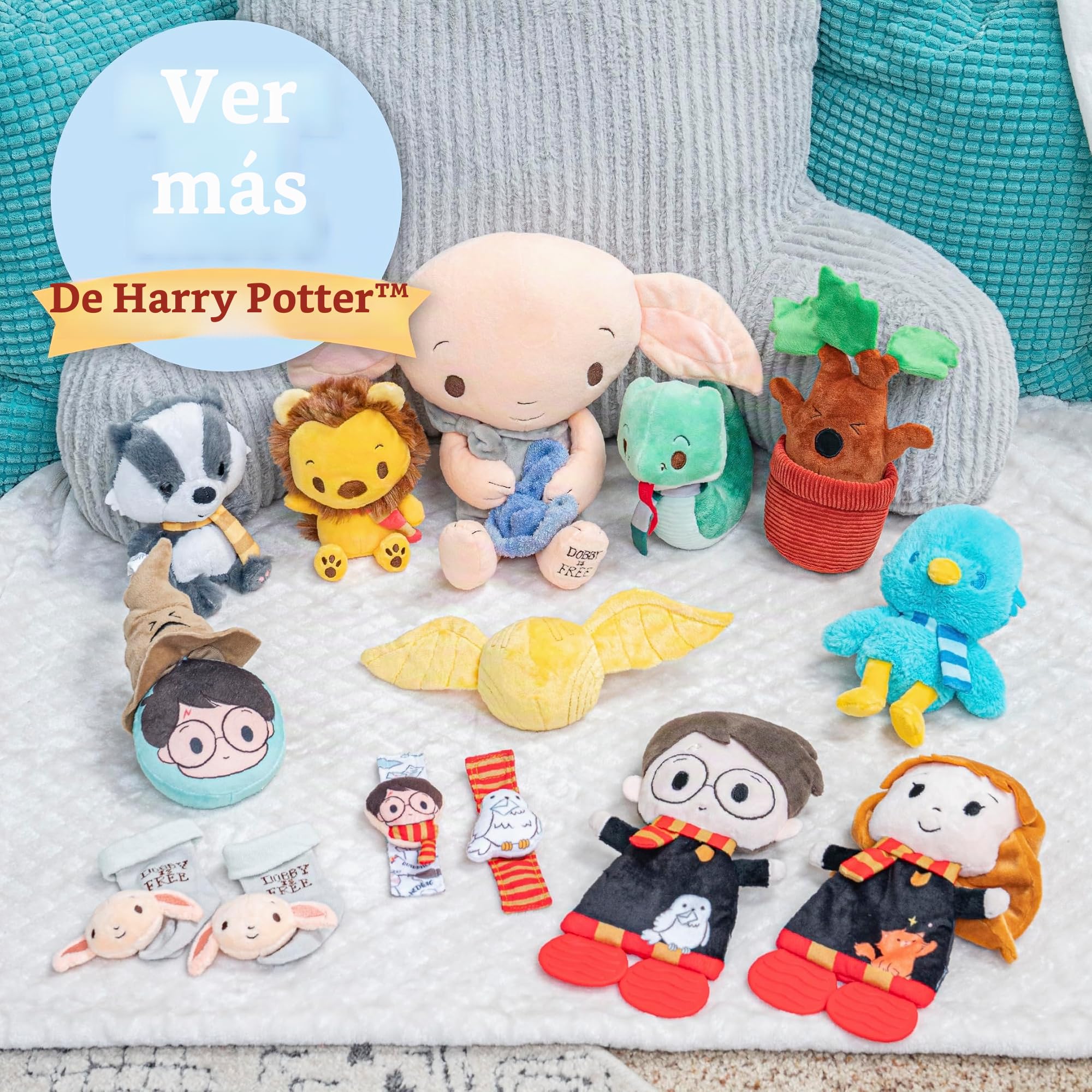 Kids Preferred Harry Potter Hogwarts House Peek a Boo On The Go - Manta de Seguridad para recién Nacidos, bebés y niños pequeños
