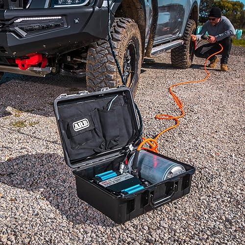 Miniatura 6 de ARB CKMTP12ARB50510000011 - Compresor de aire portátil de 12 voltios con desinflador E-Z y kit de neumáticos de sello de velocidad