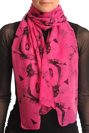 LissKiss Marilyn Monroe On Soft Pink - Scarf - Rosa Bufanda Talla