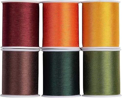 Superior Threads Sew Complete Hilo de coser de poliéster para acolchado de 300 yardas, paquete de 6 unidades (rojo, blanco y azul)