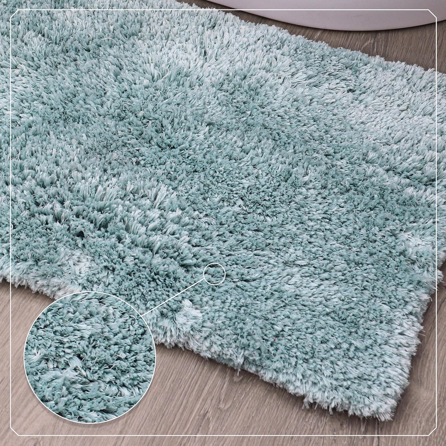 Bathroom Rugs, Extra Soft Absorbent Bath Rugs, Non-Slip, Quick Drying, Machine Washable, Plush Comfort for Bathroom Floor, Tub, Shower and Home Decor Accessories, 24x40, Turquoise