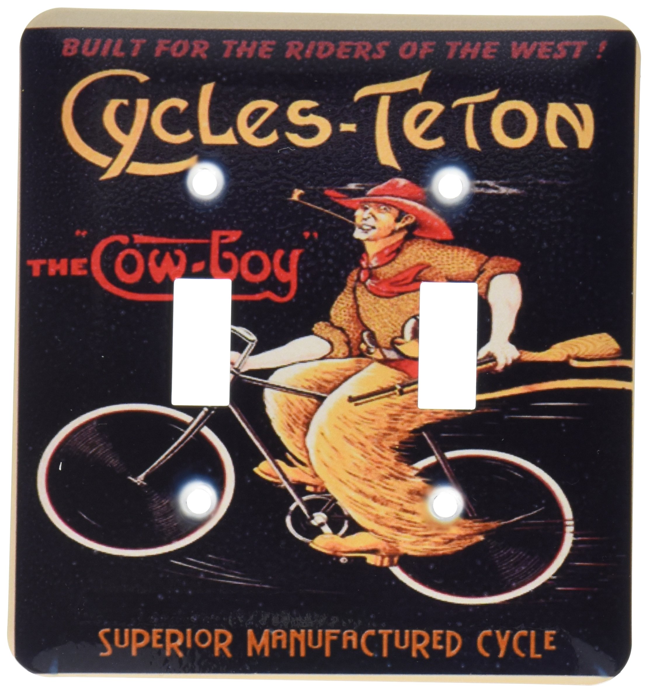 Interrupteur cowboy sur un vélo 3dRose lsp_171539_2 double bascule