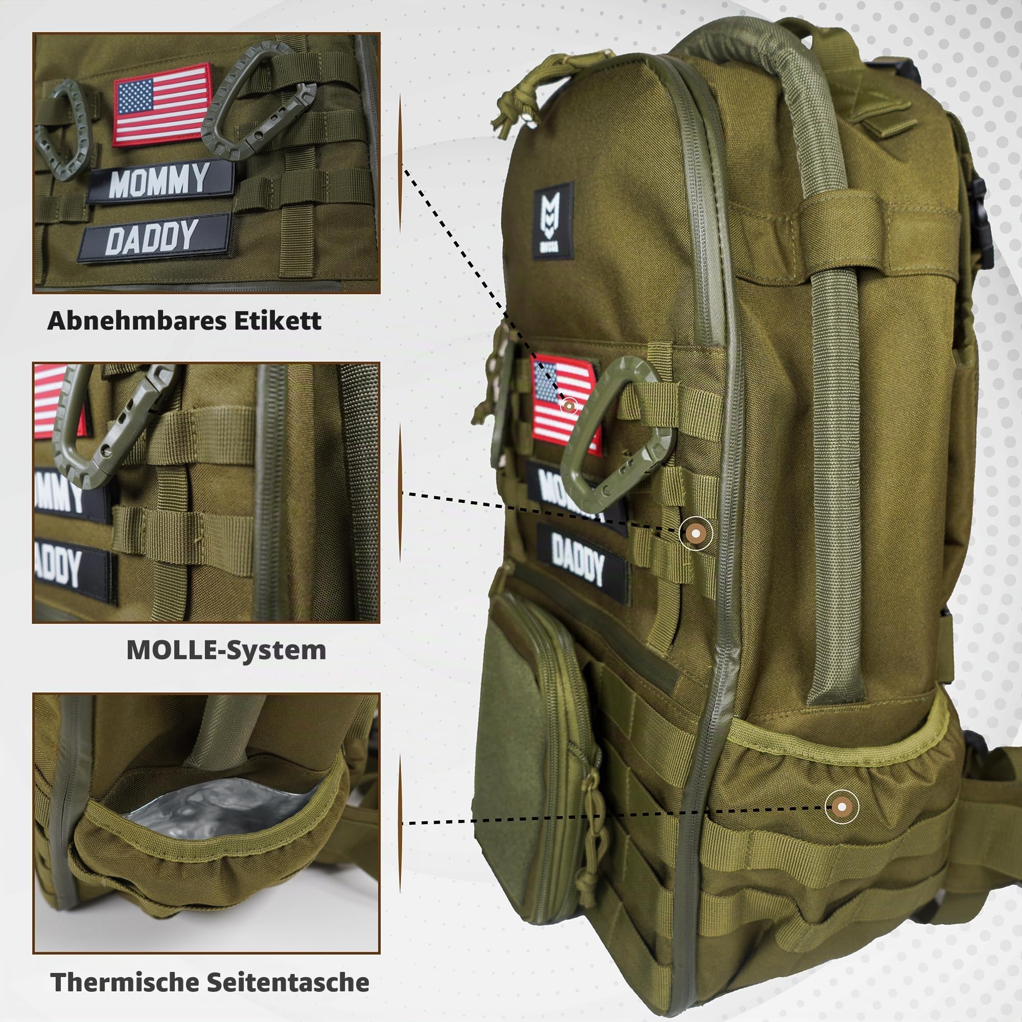 Mossa tactical baby gear