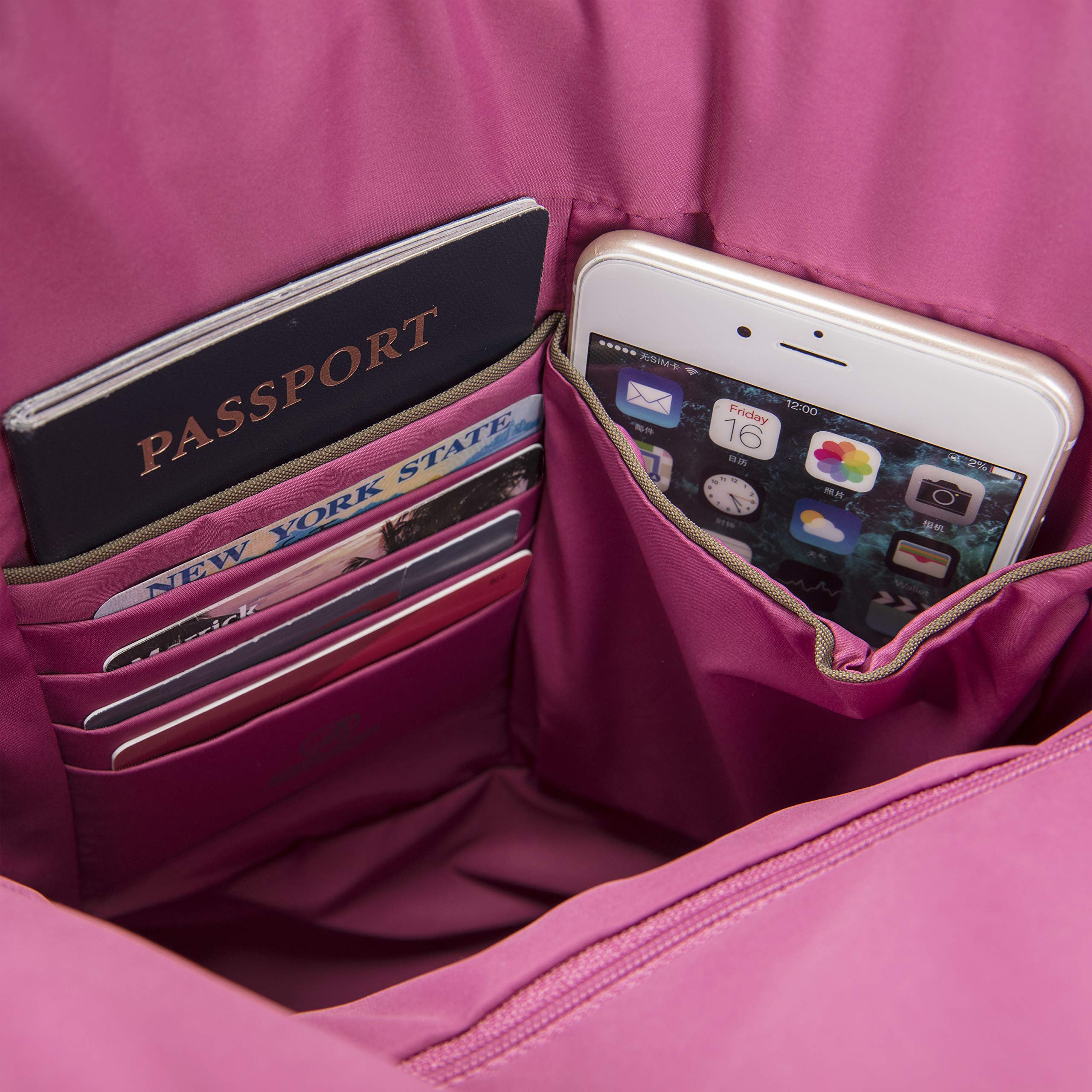 Travelon Unisex Anti-Theft Signature Slim plecak, jeden rozmiar, Sable, Rozmiar Uniwersalny