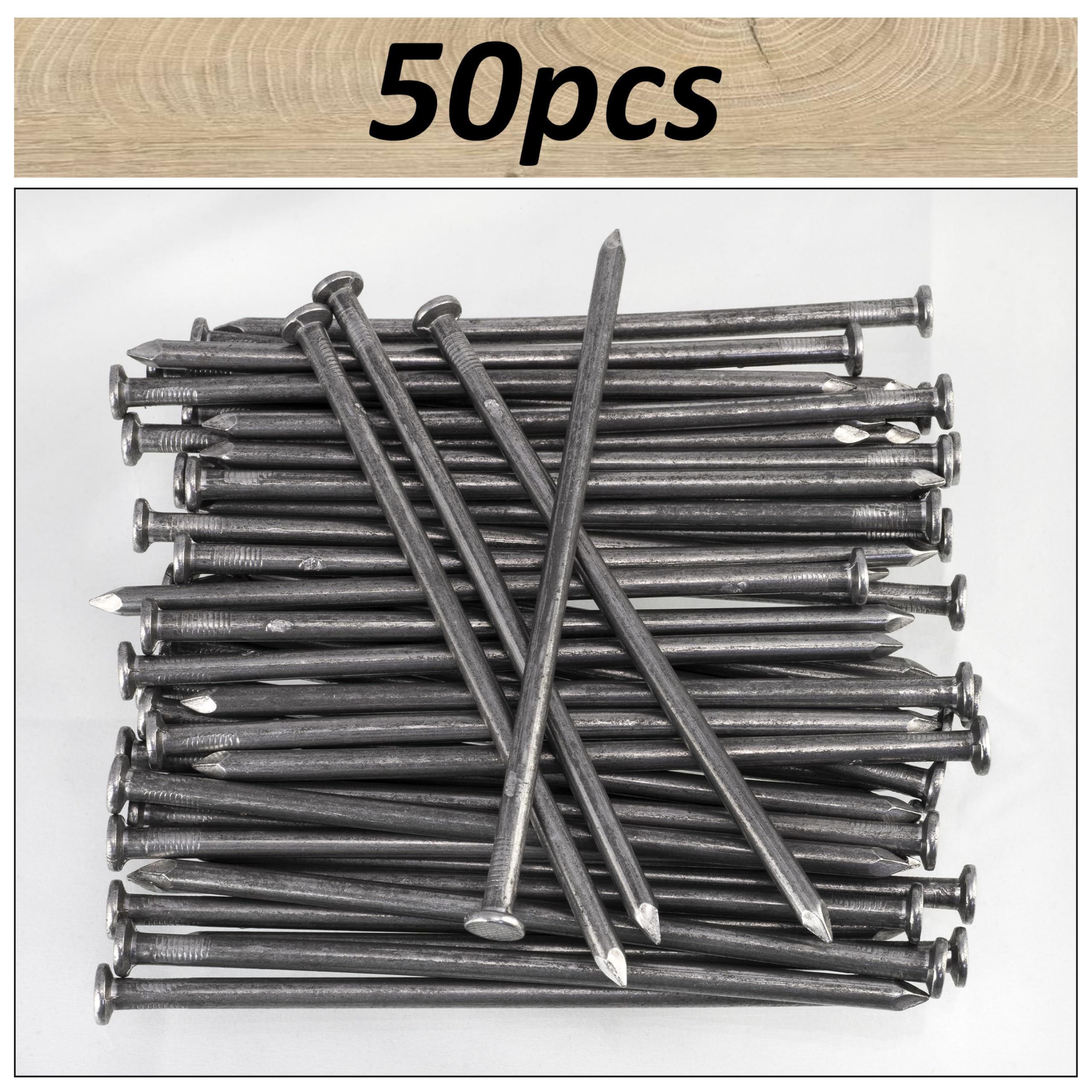 Pointe Tête Plate Extra Large Galva 3 L.50 - 150g | Espace