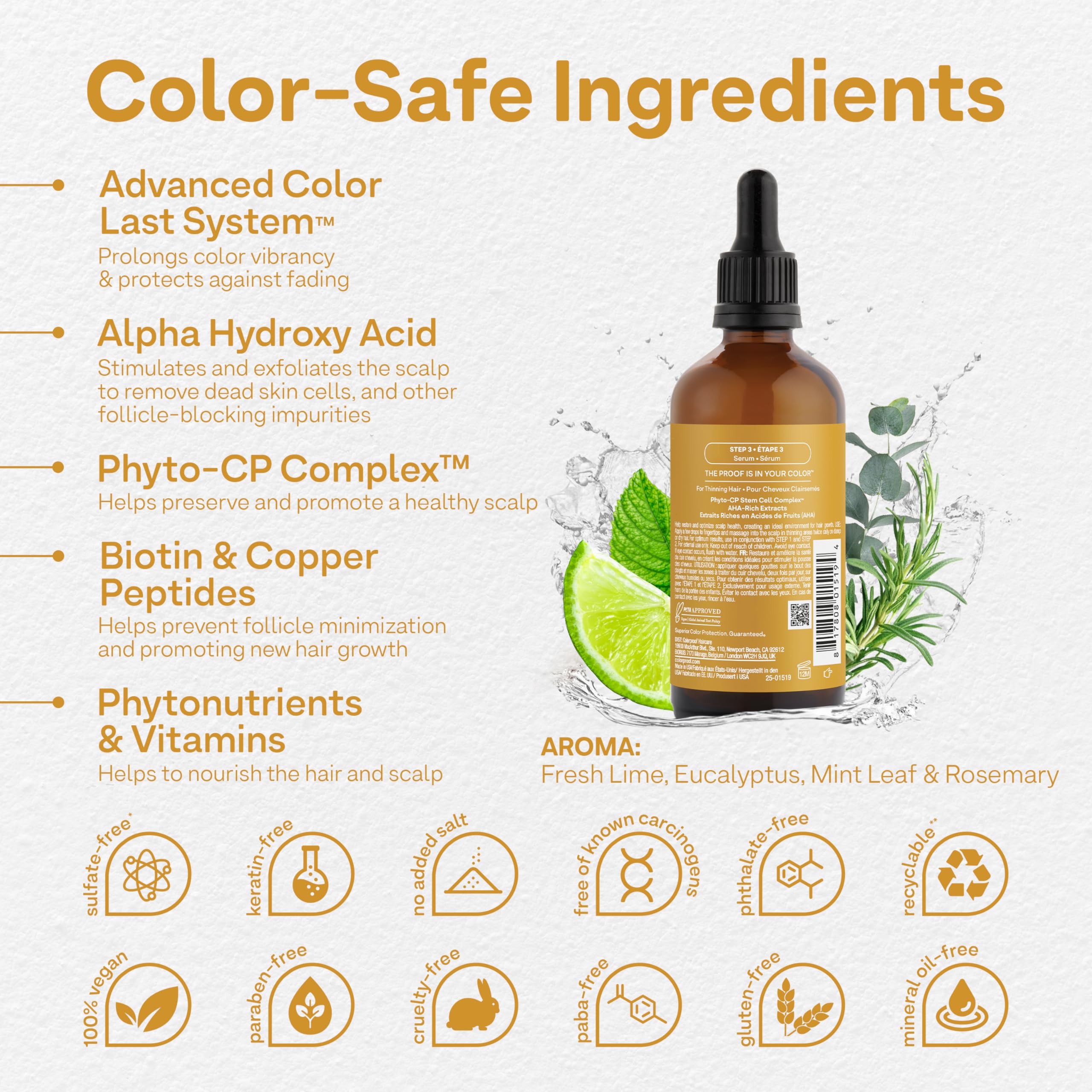 ColorProof BioRepair Thicken Scalp Serum Dla Unisex Serum 3,4 oz