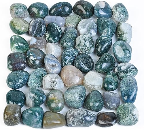 Miniatura 17 de Crocon Kit de cristales y piedras curativas de amatista de 1 libra para cristal curativo de Reiki, piedras pulidas moradas, piedras pulidas