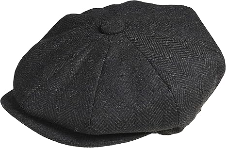 Casquette béret homme tweed carreaux style Peaky Blinders chapeau grand père eBa