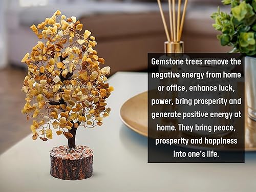 Vista 25 de Árbol de la vida de cristal curativo natural de piedra lunar blanca, Feng Shui, árbol de la vida de la fortuna para decoración del hogar