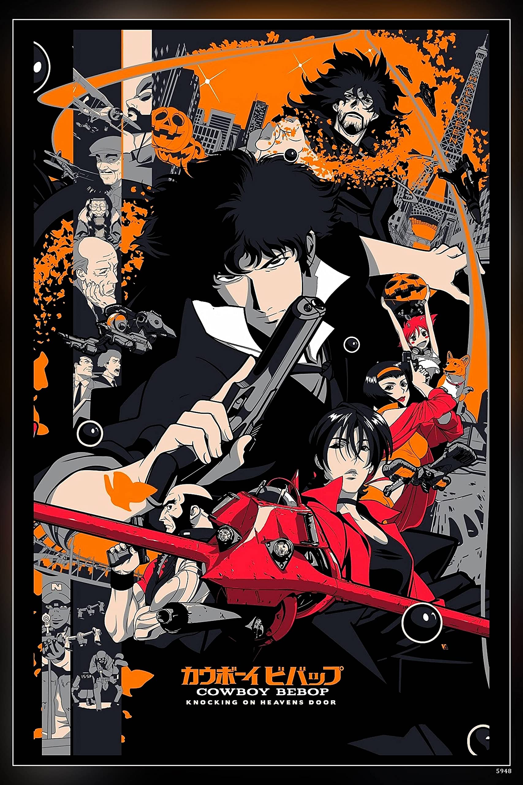 Cowboy Bebop Poster - 170GSM 12x18 Unframed Multicolor Perfect for