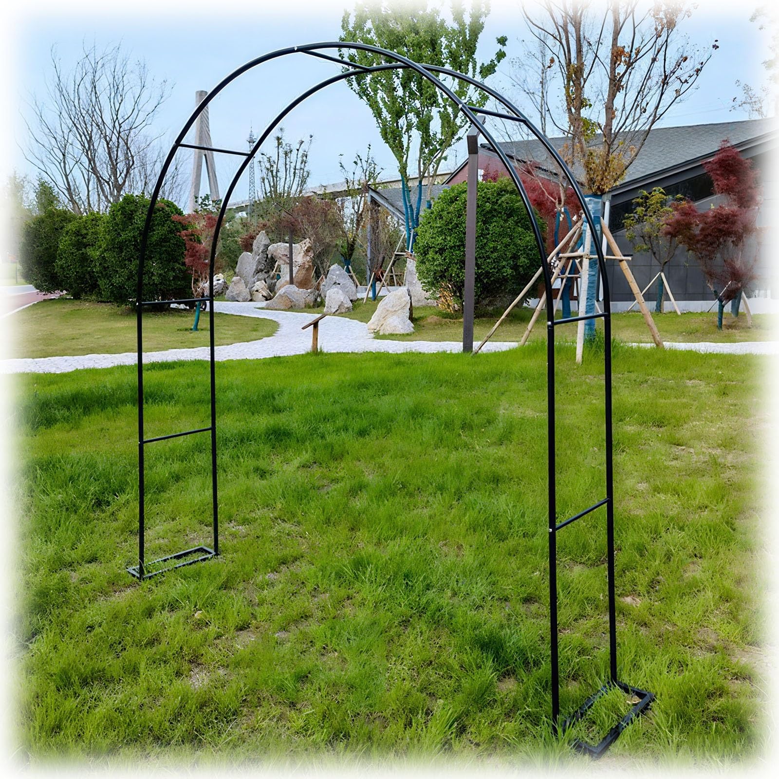 Arche de mariage treillis modulable en largeur de 120 à 350 cm