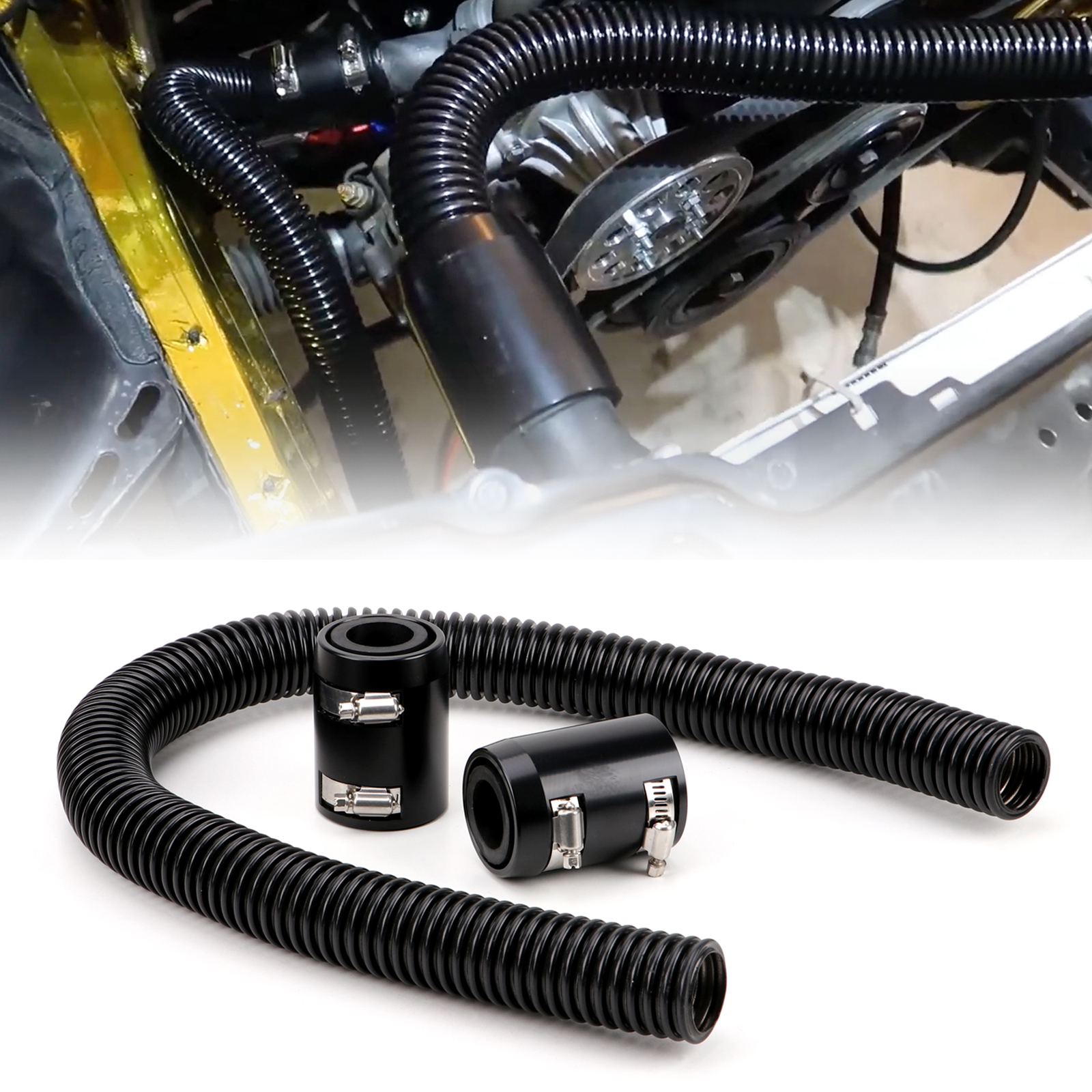 iRKY 36" Stainless Steel Radiator Hose