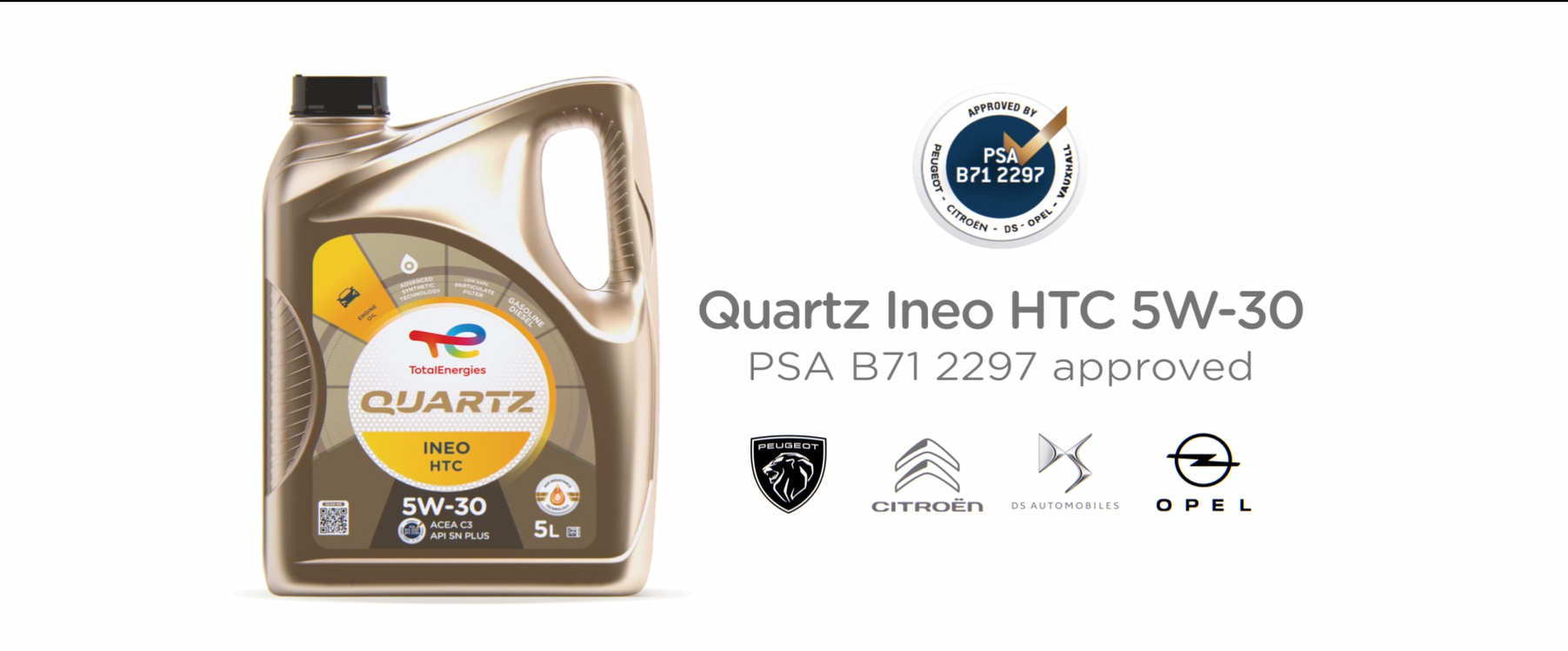 TotalEnergies Quartz Ineo HTC 5W-30 Engine Oil 5 Liter : Amazon