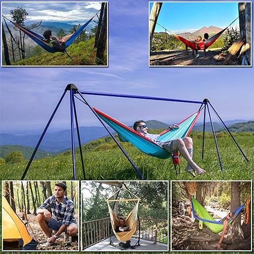 Miniatura 5 de Mosquetón, 855 libras, caribeaners de hierro resistente de 3 pulgadas para hamacas, accesorios de campamento, senderismo, llaveros, al aire libre y