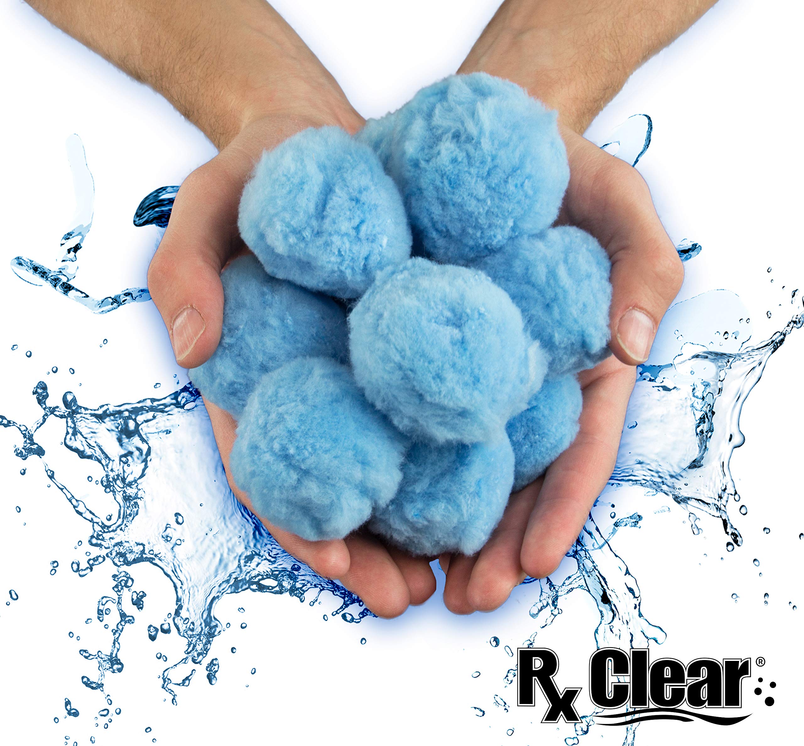 Rx Clear Blue Luster - Filtro para filtros de arena de piscina, alternativa a la arena y al vidrio filtrante, tecnología especial que ayuda a mantener las piscinas limpias, dura varias estaciones,