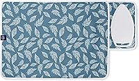 Vista 22 de Encasa Homes - Tapete de planchar pequeño de 28 x 20 pulgadas con acolchado de 0.118 in y soporte de plancha de silicona para presionar al vapor