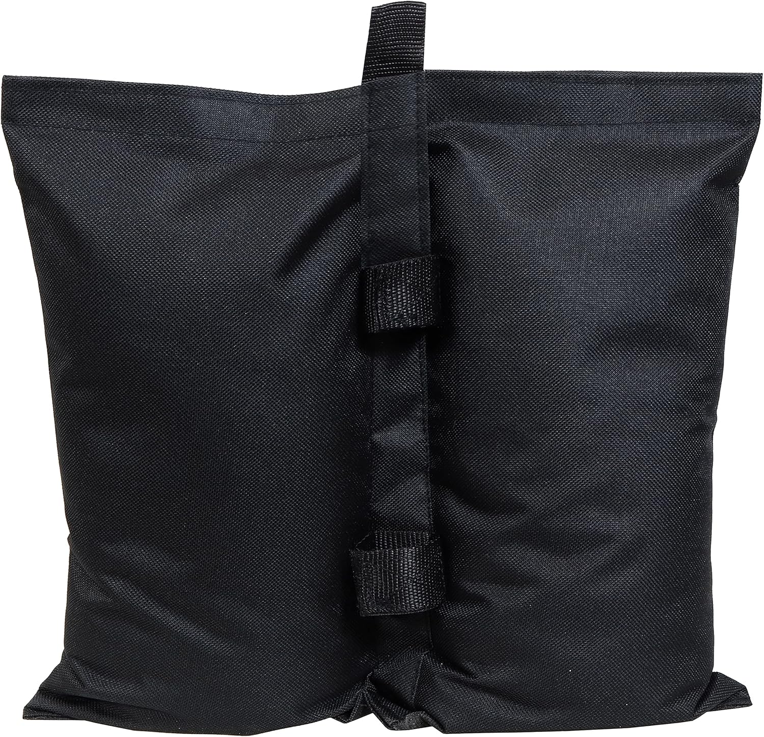 Set of 4 Black Polyester Canopy Sandbag Weights