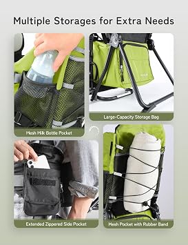 besrey Toddler Hiking Backpack Carrier-Adjustable Padded Shoulder Straps