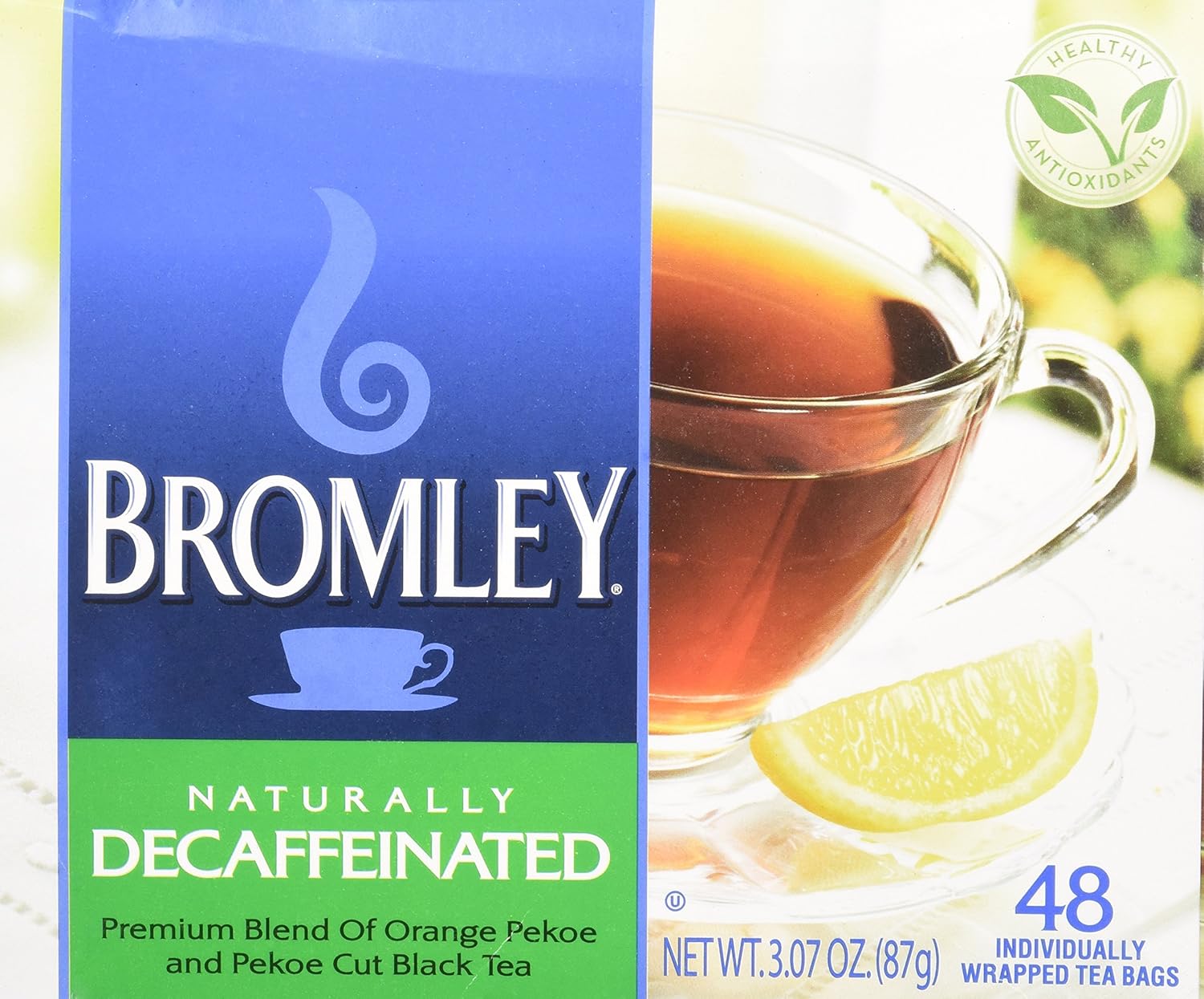 Bromley Naturally Decaffeinated Tea 48 ct Grocery Tea