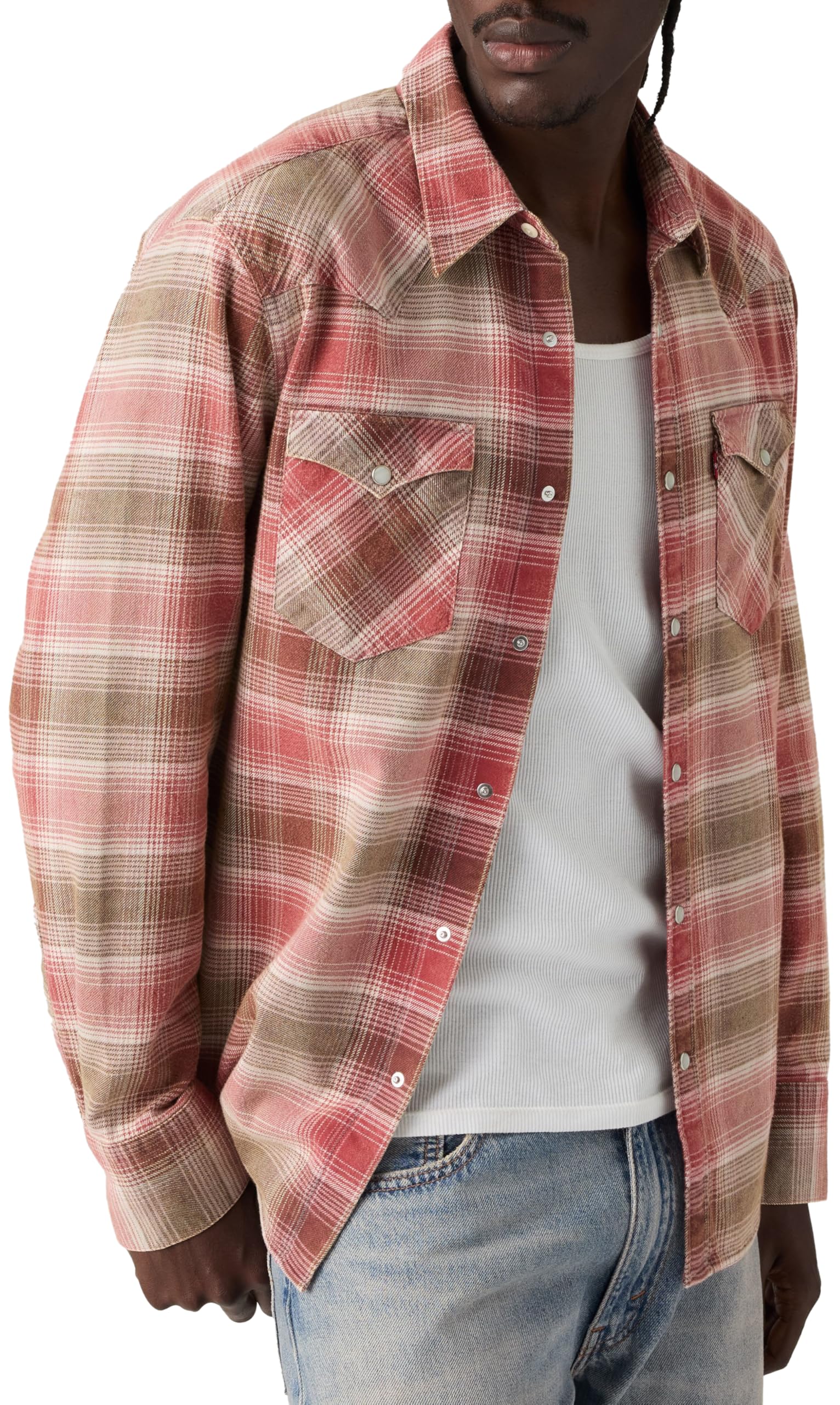 Levi's Barstow Western Standard Woodrow Plaid E