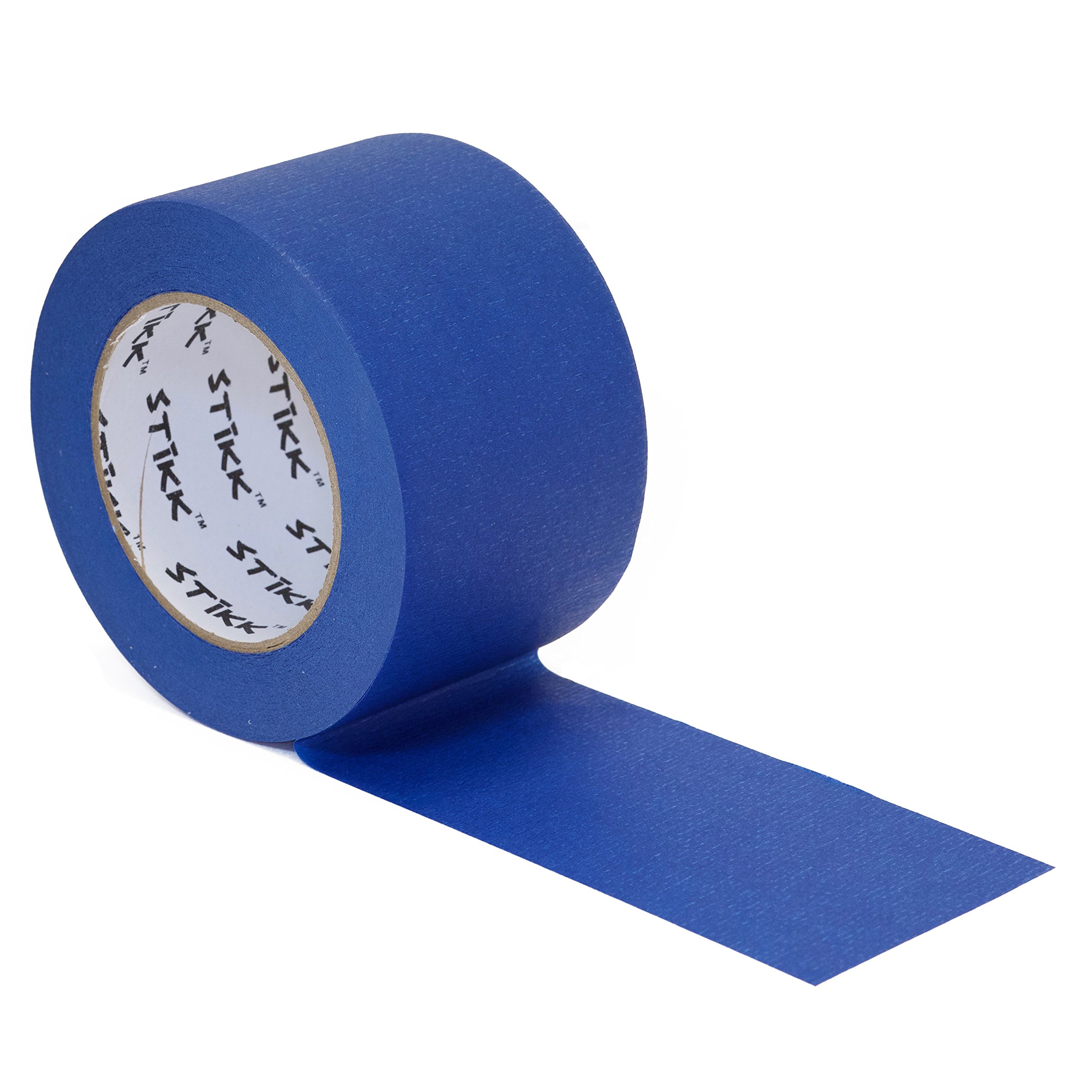 Buy 1pk 3" x 60yd STIKK Blue Painters Tape 14 Day Easy Removal Trim Edge Finishing Masking Tape