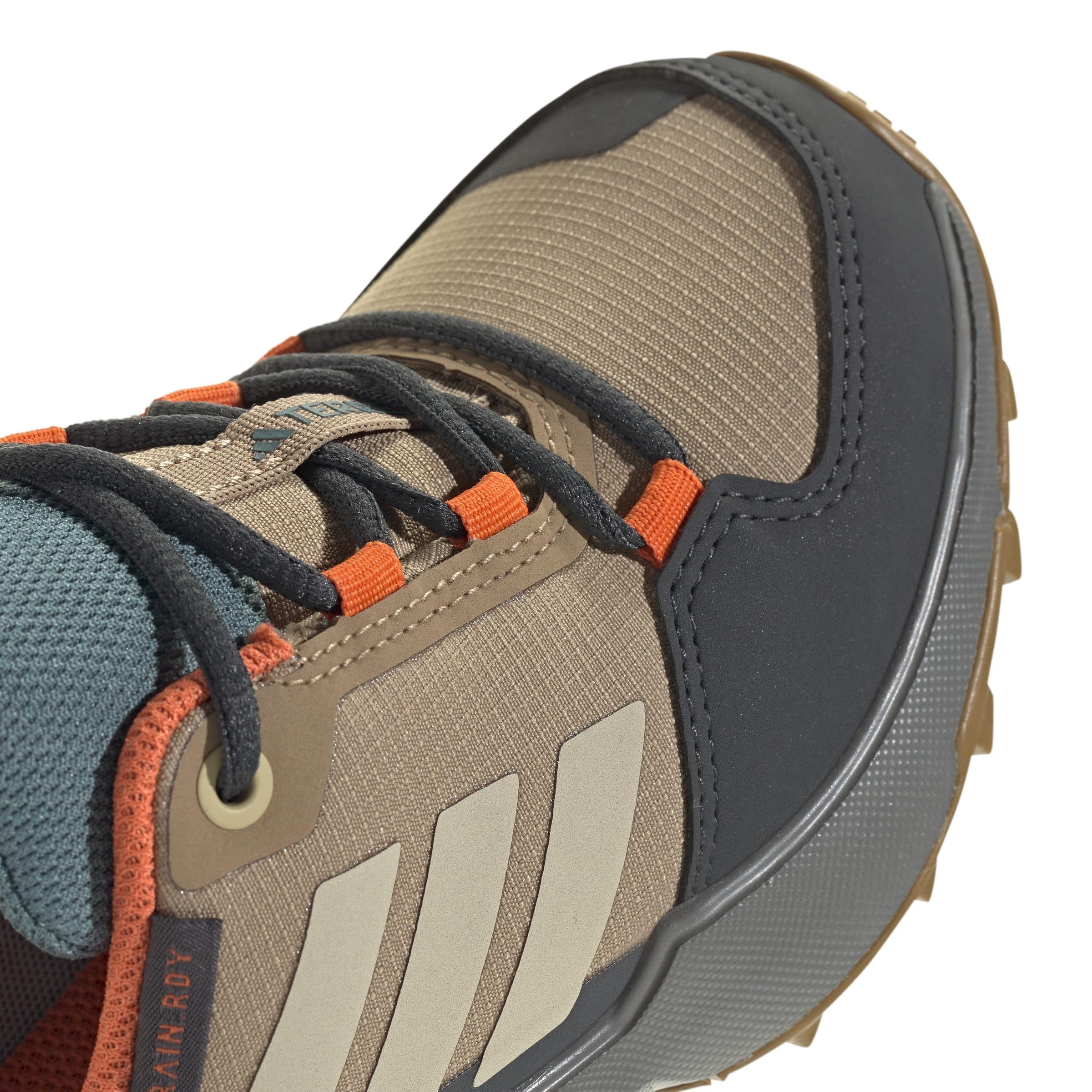 adidas Uniseks - dzieci Terrex Ax4R RAIN.RDY Hiking Shoes Kids, cardboard/savannah/semi impact orange, 39 1/3 EU
