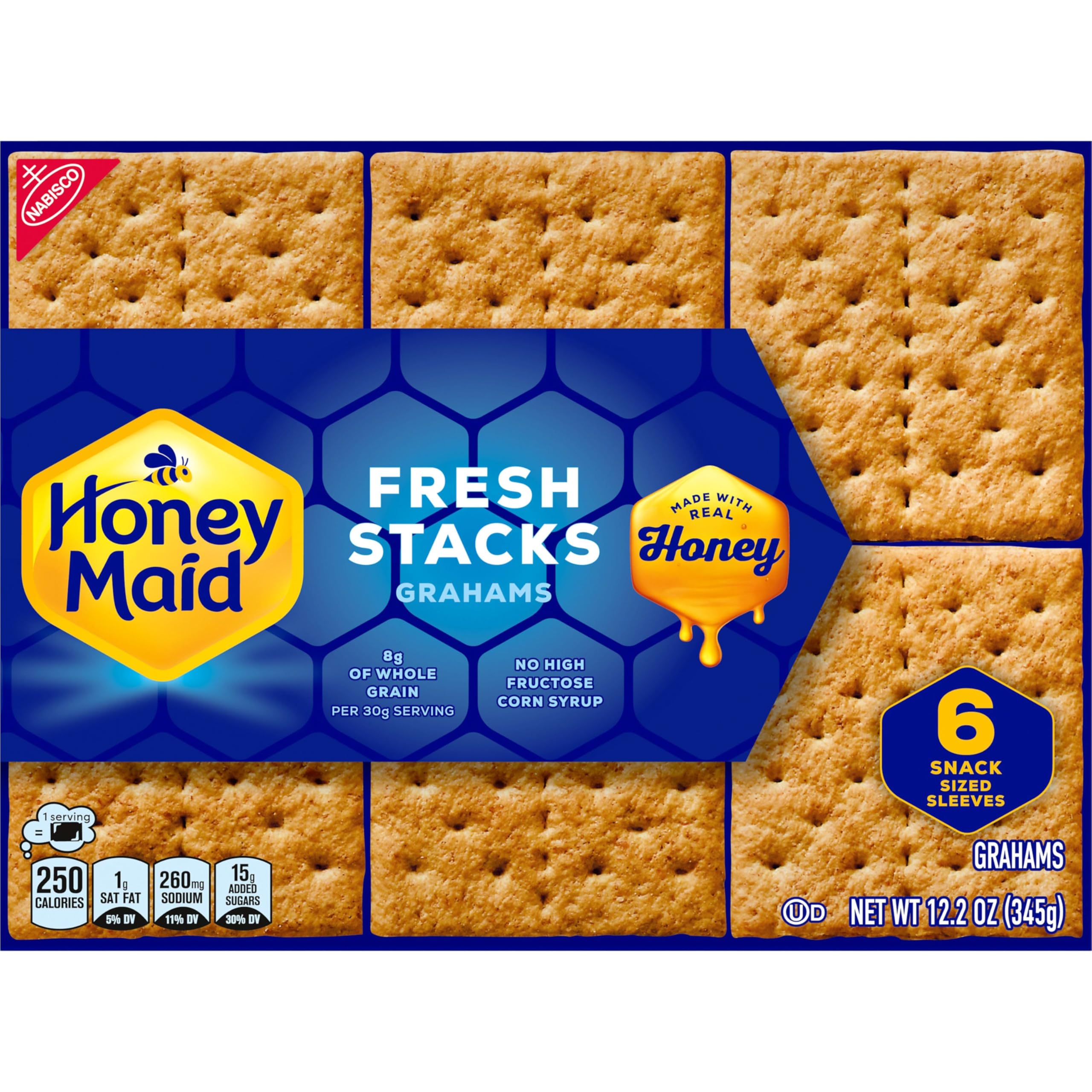 Honey Maid Graham Crackers in Fresh Stacks (12.2-Ounce Boxes, 6-Pack)