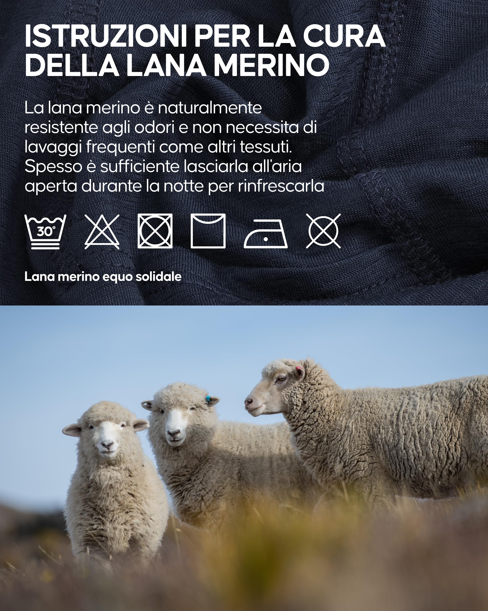 DANISH ENDURANCE Passamontagna Moto Invernale 100% Lana Merino, Balaclava Copertura Viso Regolabile, Ski Mask, Ideale per il Freddo e all'Aperto, Unisex