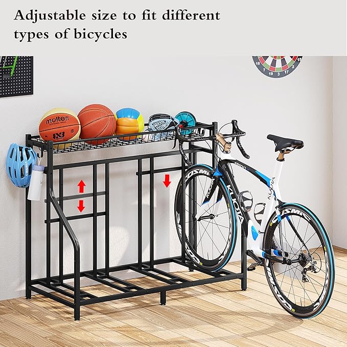 Soporte para bicicletas de pared YIZAIJIA 4 bicicletas miniatura 3