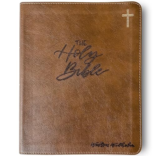 Hand Lettered and Laser Engraved NIV Journaling Bible, Personalized Gift, Custom Name Engraving Available