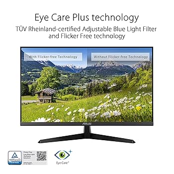 Amazon.com: ASUS 27” 1080P Eye Care Monitor (VY279HF) – Full