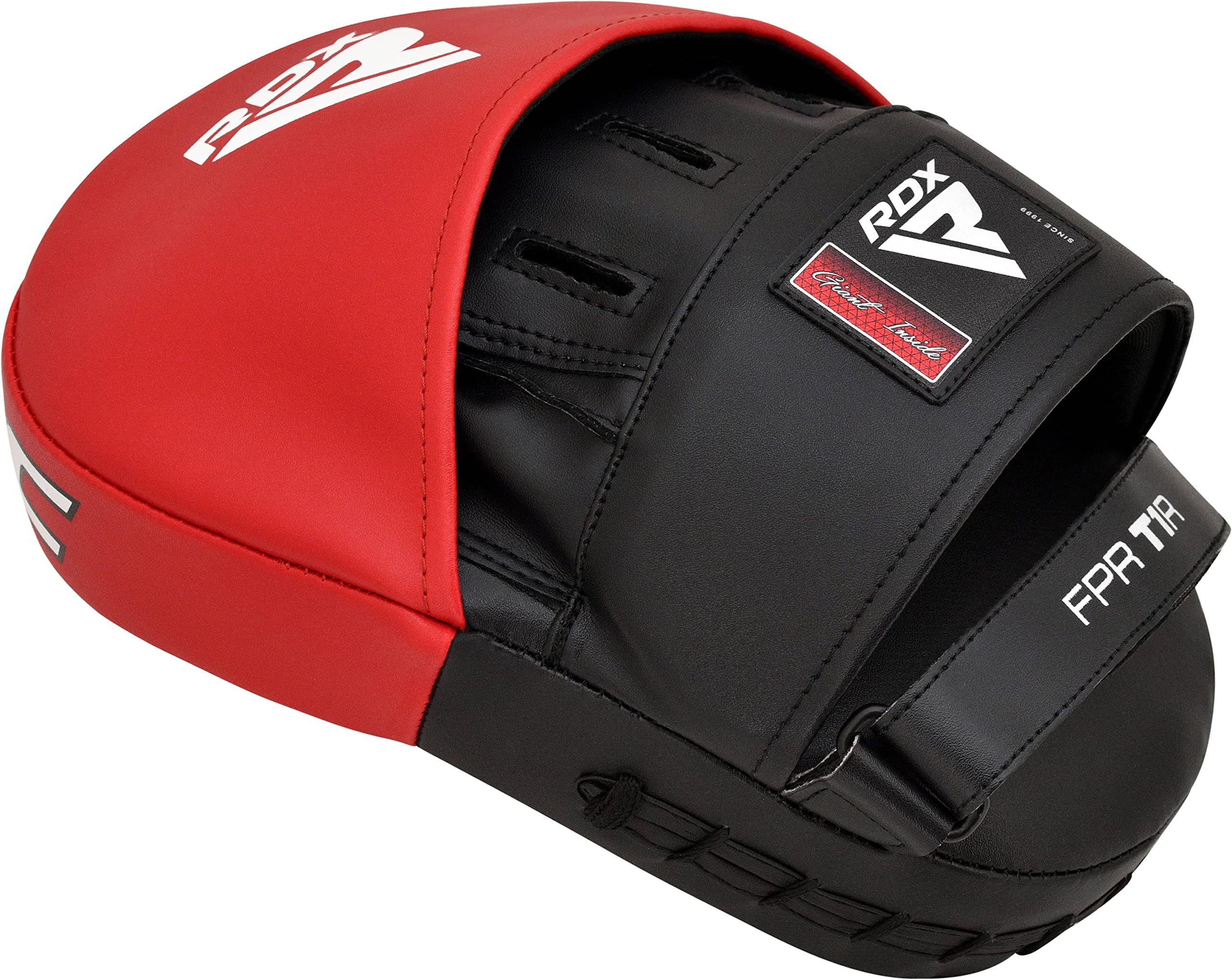 RDX Colpitori Boxe Guanti da Passata, Maya Hide Pelle, Scudo Sciopero Gancio Jab Boxing Pao Pads, Coppia Focus Pastiglie per Sparring Muay Thai Kickboxing MMA Arti Marziali Taekwondo Allenamento