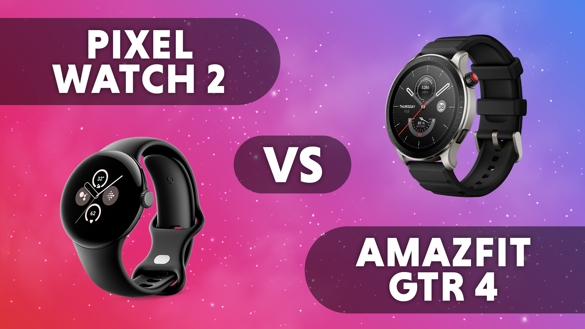 Watch Google Pixel Watch 2 X Amazfit GTR 4 Comparison #thisorthat