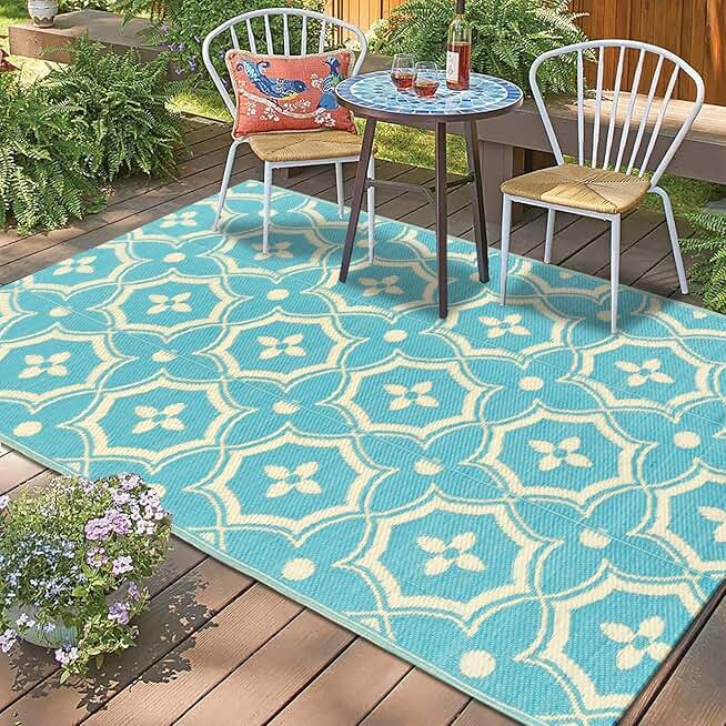 outdoor rug pad for deck