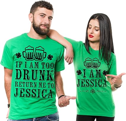 Custom Name Personalized Green Shirts 