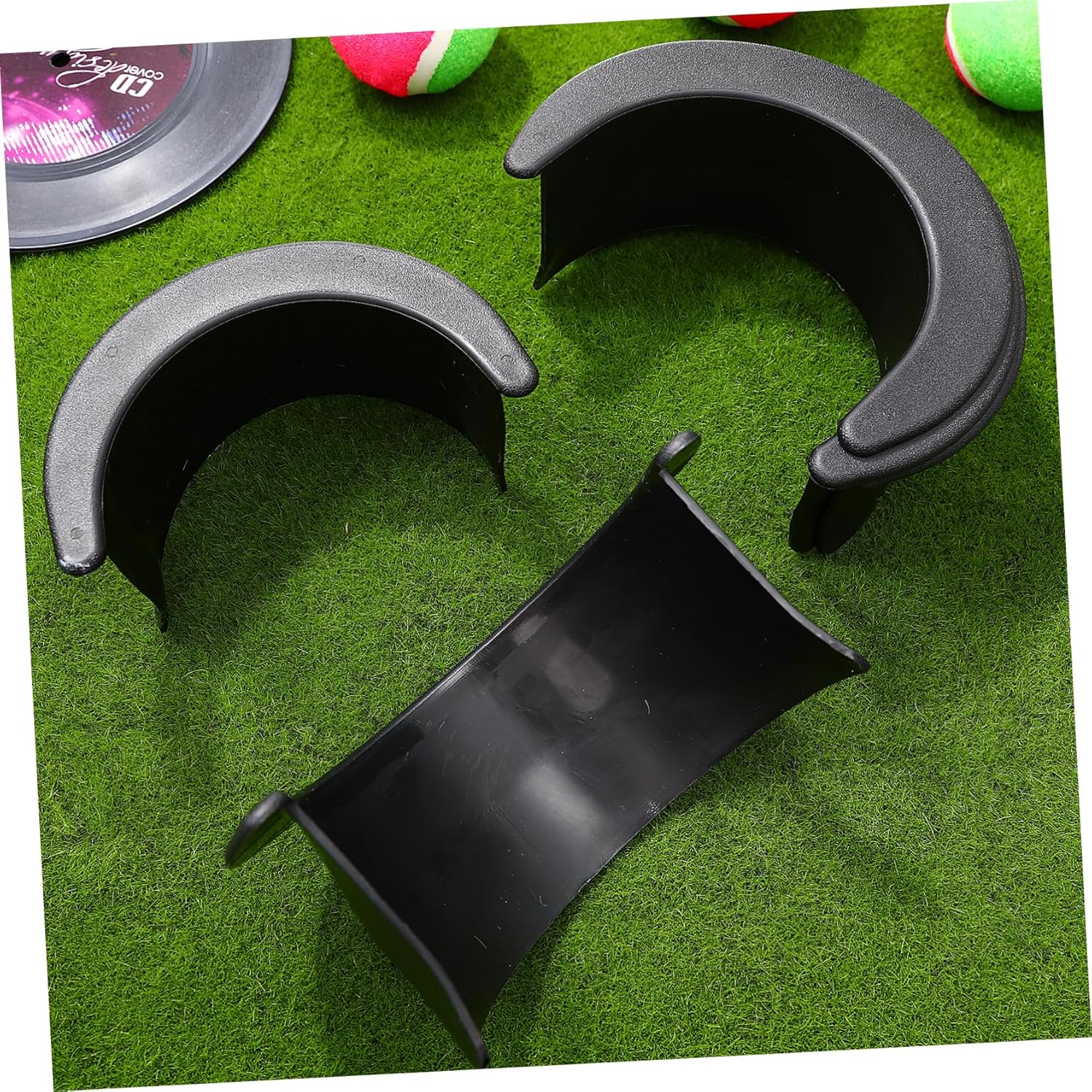 BESPORTBLE 6sets Pool Table Replacement Parts 4 Corners Pocket Liners Black Billiards Liner Set 6pcs*6