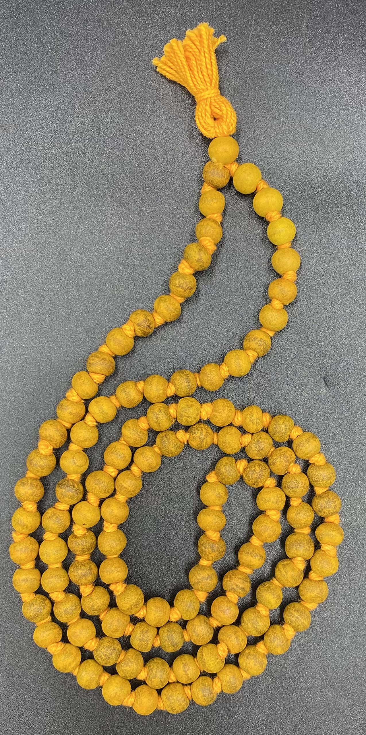 KTD Gopala Turmeric Beads (Haldi Mala) 108 + 1 Beads