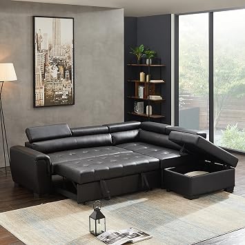 9182 BK Corner broaching Sofa