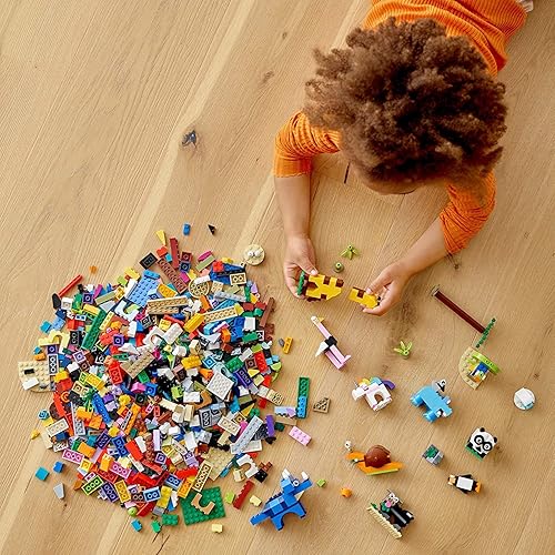 Miniatura 5 de LEGO Bricks and Animals 11011 - Juguete creativo clásico (1,500 piezas) - 10 increíbles figuras de animales para niños de 4 años en adelante -