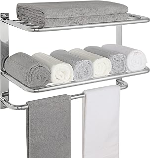 Towel Rack for Bathroom, DEWVIE 23 Inch Tower Holder with Tower Bars, SU...