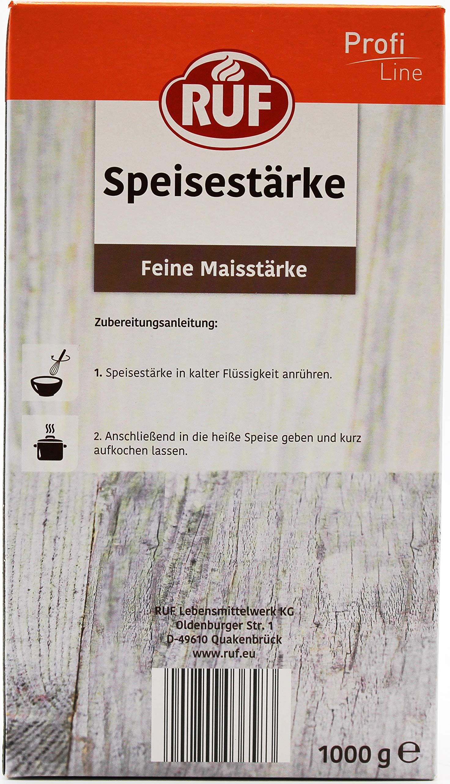 RUF Speisestärke feine Maisstärke, 10er Pack (10 x 1 kg)