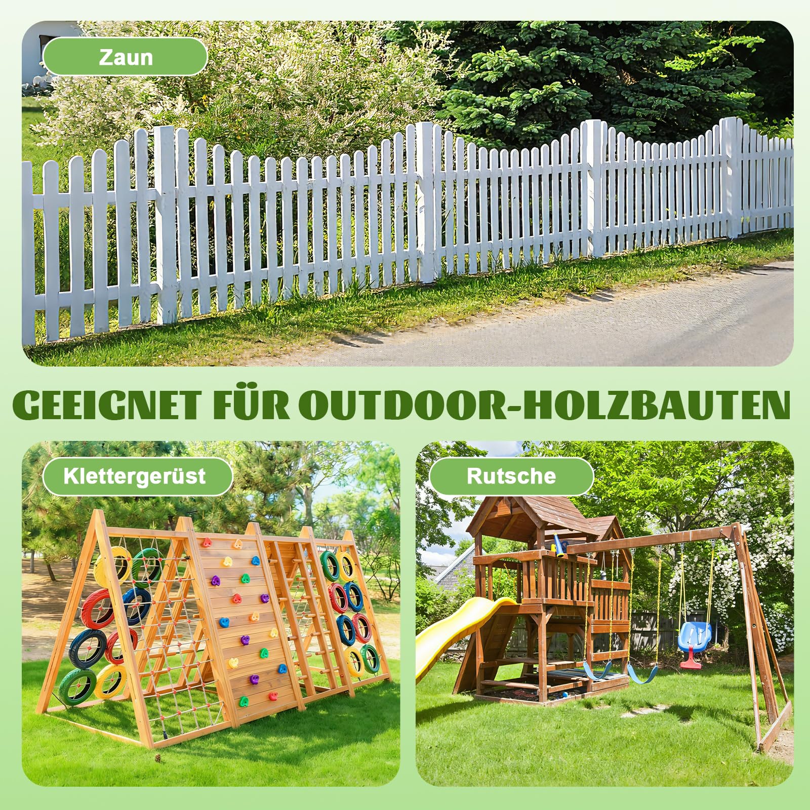 4er-Pack Bodenanker Schaukel, L-Form Feuerverzinkt Einschlaghülse mit Schrauben und Handschuhen, Erdanker für Schaukel Holzpfosten Klettergerüst Spielhaus Trampolin