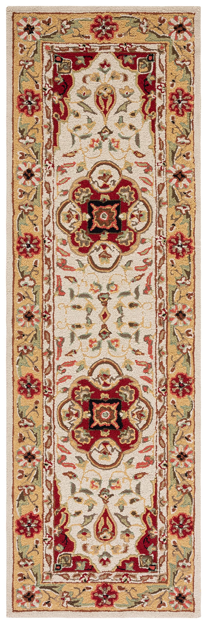 Safavieh Hand Hooked RED Easy Care Runner 2'-6 x 10