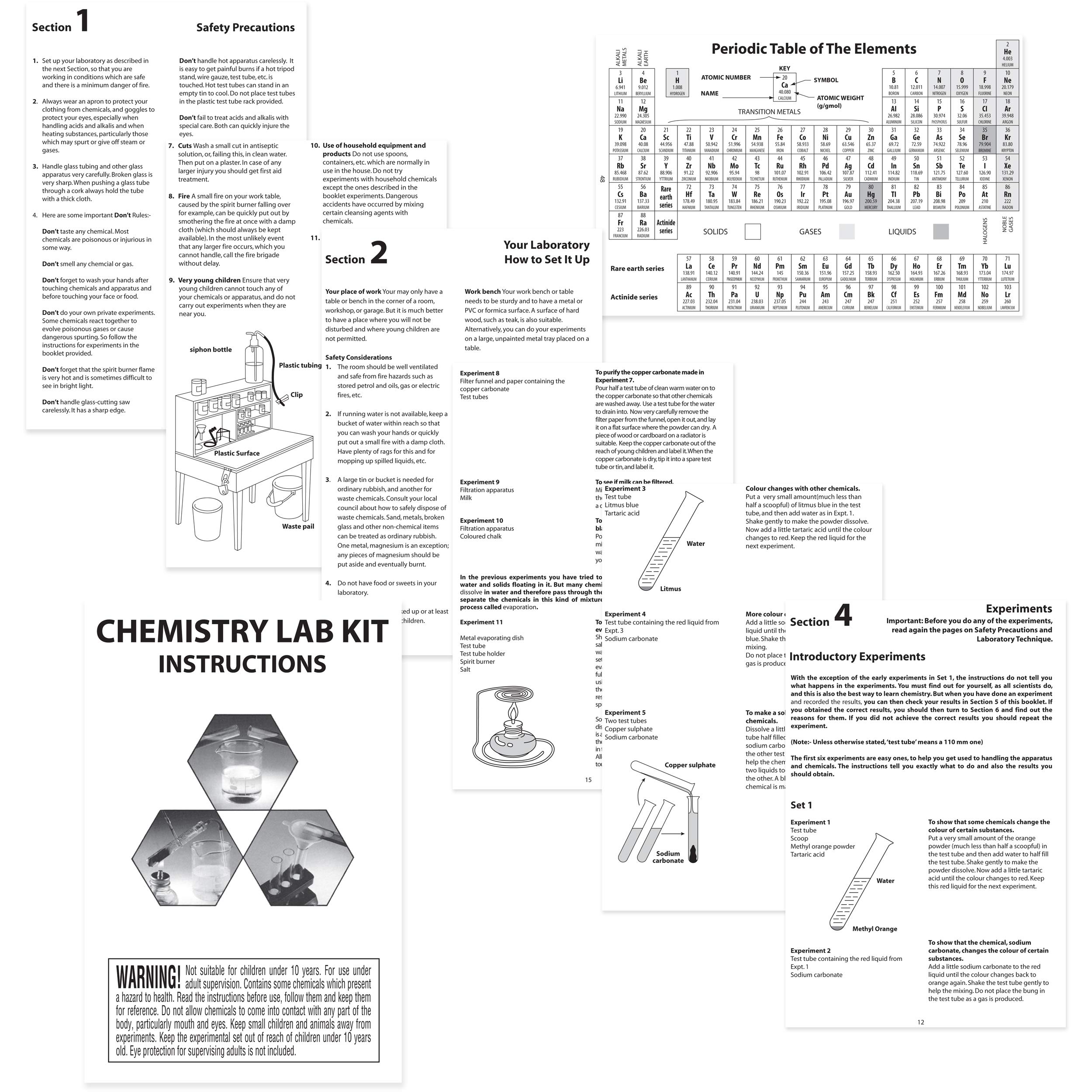 Elenco EduToys Chemistry Lab Introduction to Chemistry Principles
