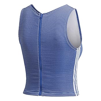 Amazon.co.jp: adidas womens Zippable Ribbed Tank Top Team
