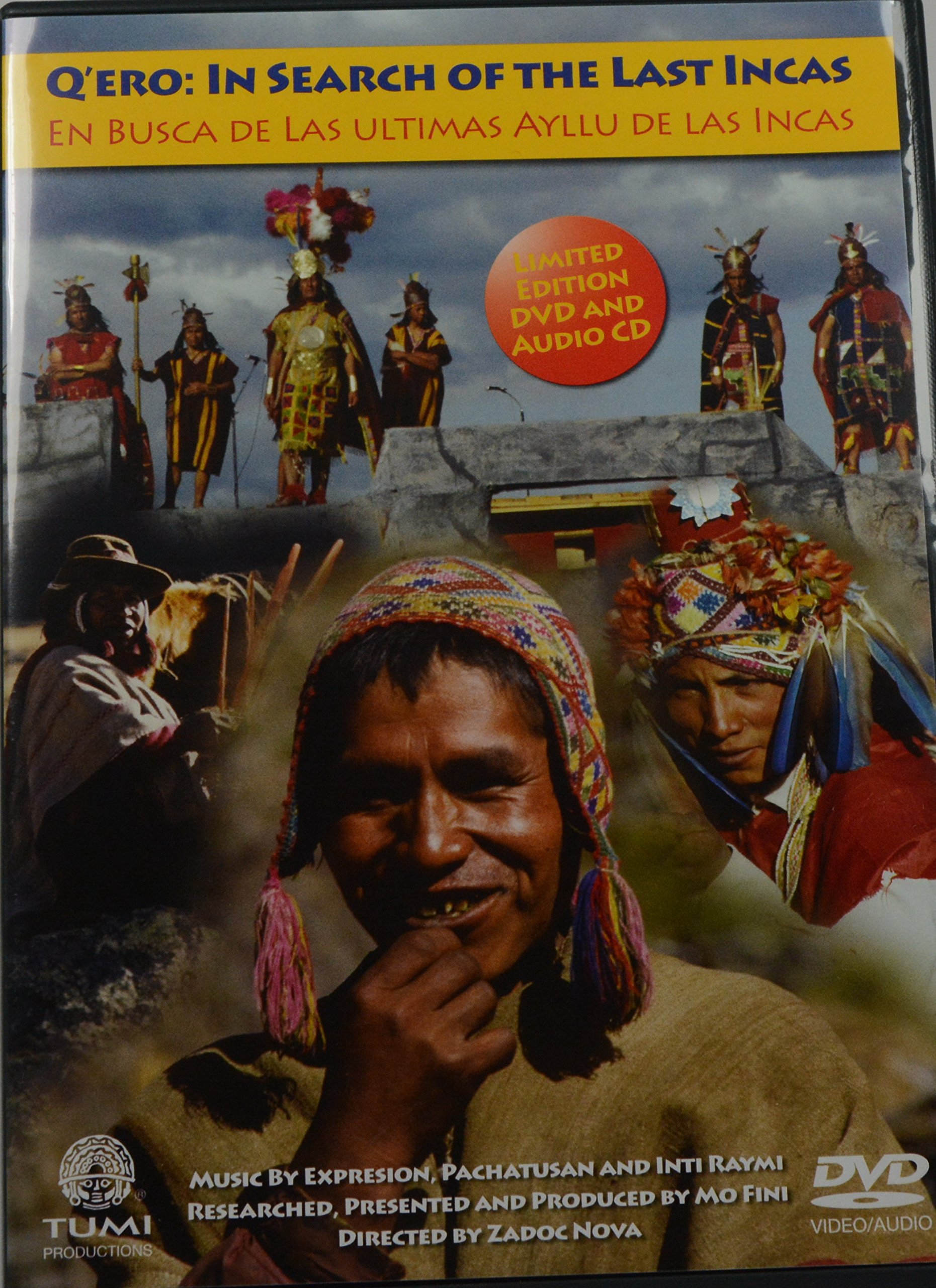 Q'Ero: In Search Of The Last Incas con banda sonora en CD y documental DVD