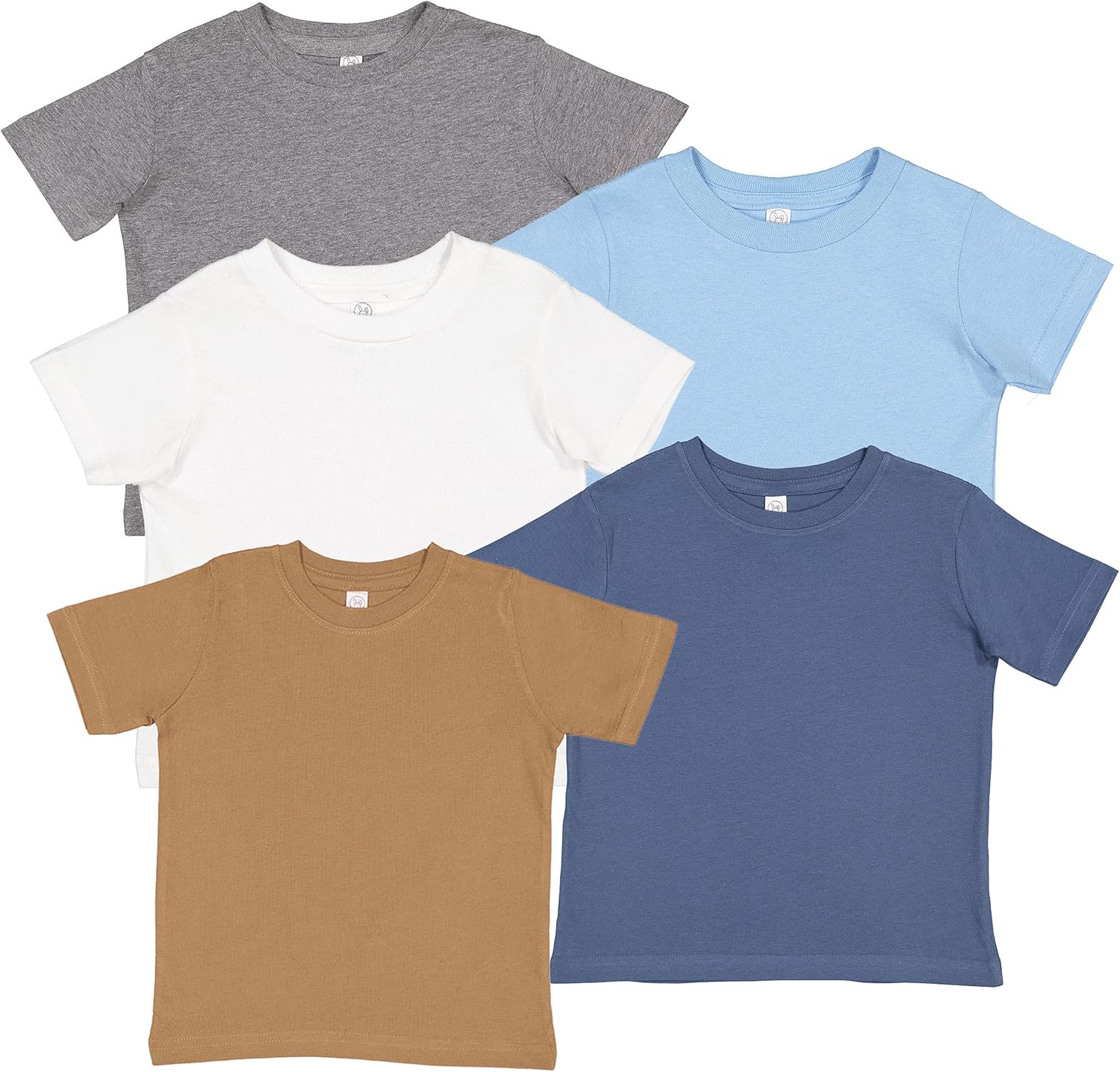 RABBIT SKINS Fine Jersey Toddler T-Shirt Boy & Girl| Kids Tee| Blank Child Tshirt