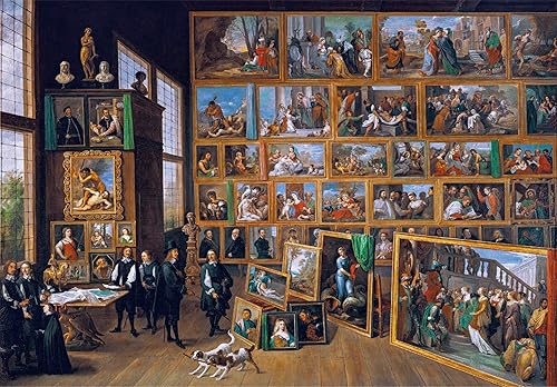 Miniatura 2 de Clementoni - 32576 - Colección del Museo - Teniers, "Archiduque Leopold Wilhelm" - 2000 Piezas - Rompecabezas para adultos, Arte, Puzzle Pinturas