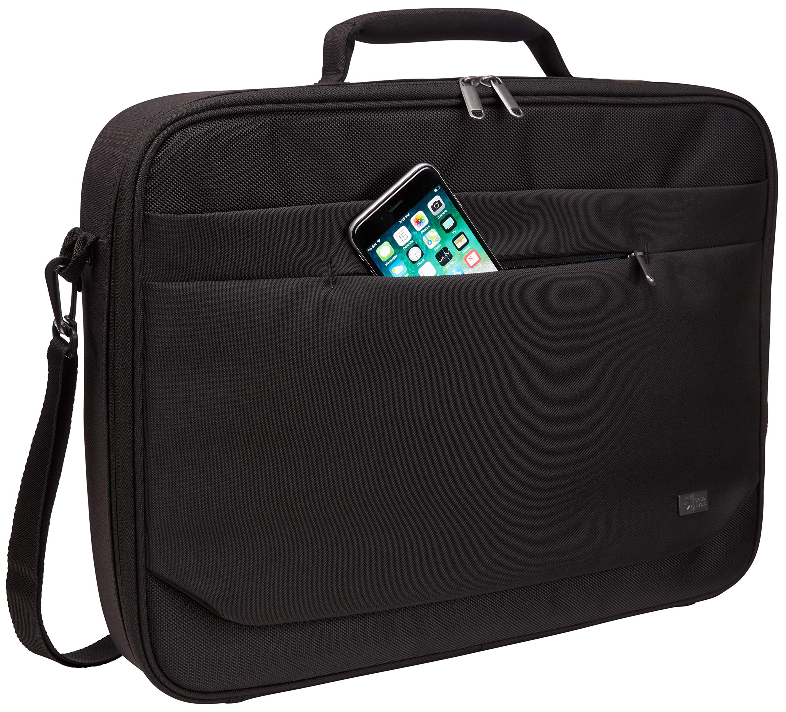 Case Logic ADVB-117 Advantage Briefcase Borsa per Laptop fino a 17,3", Nero