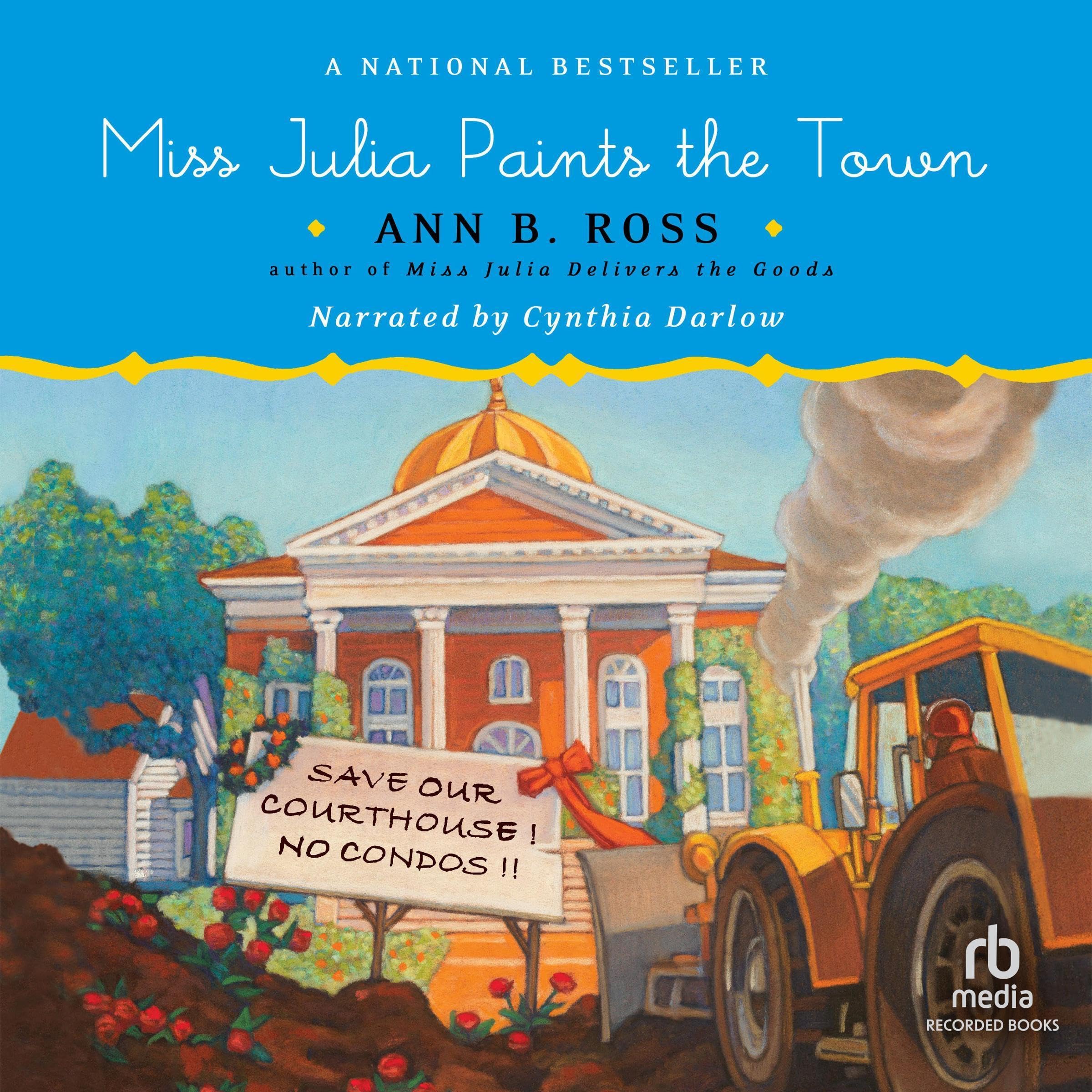 Cover art for Miss Julia Paints the Town